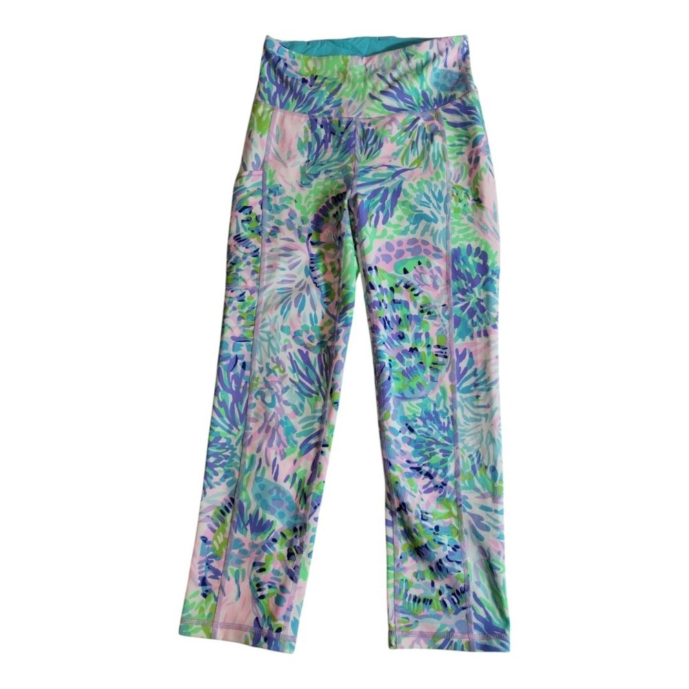 Lilly Pulitzer Luxletic 21" Weekender Leggings‎ Coastal Beach Pockets